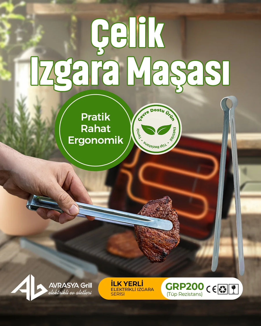 Çelik Izgara Maşası — görsel 1